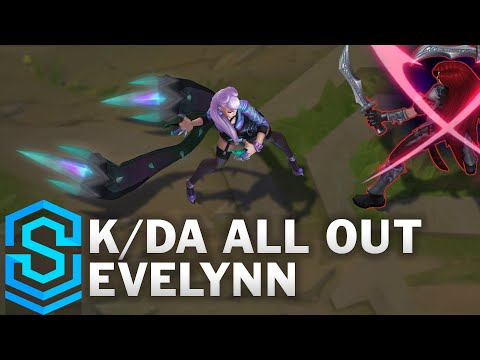 K/DA ALL OUT Evelynn Skin Spotlight - Pre-Release - League of Legends