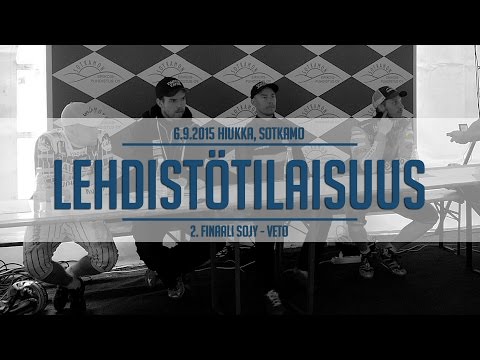 2. Finaali 6.9.2015 SoJy - Veto lehdistötilaisuus