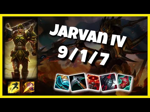 Jarvan IV vs Nidalee EU Challenger JUNGLE (9/1/7) - v11.5