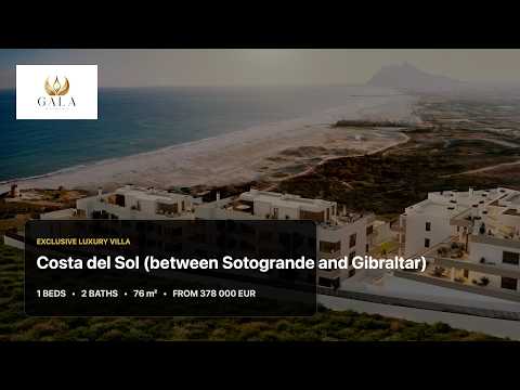 Beachfront Living with Gibraltar View - Video