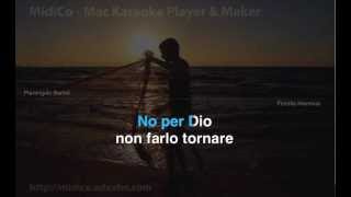 Pescatore, Bertoli - Mannoia ( Karaoke )