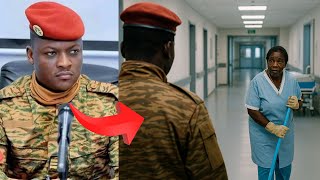 Ibrahim Traoré visita um hospital e descobre que a faxineira é sua mãe adotiva desaparecida!