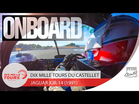 1991 WEC world champion Jaguar XJR-14 onboard