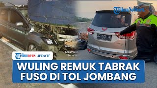 Kecelakaan Maut di Tol Jombang: Mobil Wuling Remuk seusai Tabrak Fuso, 3 Orang Tewas di Tempat