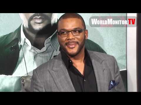 Tyler Perry arrives at Alex Cross Hollywood Film Premiere