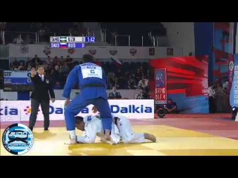 Judo Grand Slam Moscow 2012  Semifinal +100kg TANGRIEV (UZB)-SAIDOV Renat (RUS)