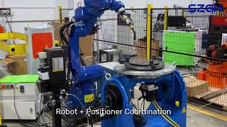 SZGH-HZ1500-B-6 Welding Robot Workstation | Robot + Positioner + Torch Cleaning Station
