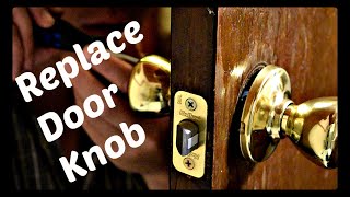 How to Replace a Bathroom Door Knob