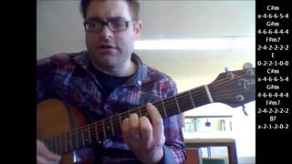 How to play "There's no gettin' over me" by Ronnie Milsap on acoustic guitar