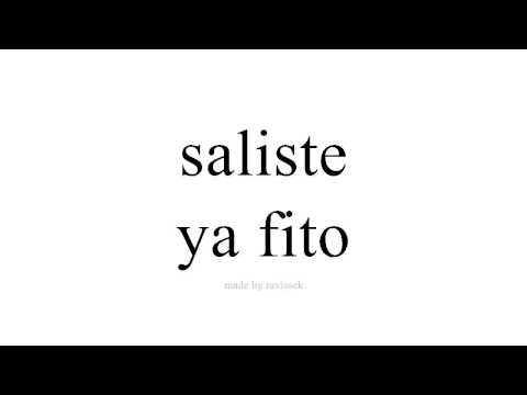 koyi Spanish   ya fito