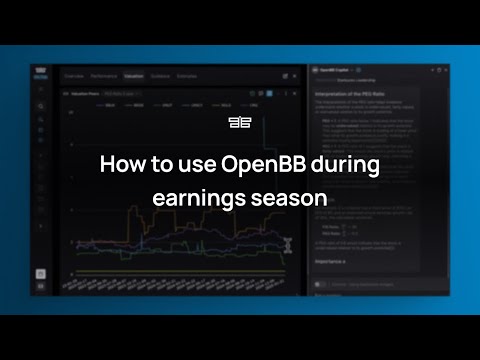 How to use OpenBB during earnings season