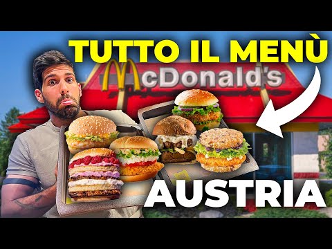 I EAT THE ENTIRE MENU OF THE LARGEST MCDONALD'S IN EUROPE