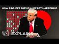 How Trump S Policies Align With Project 2025 A Comparison WSJ