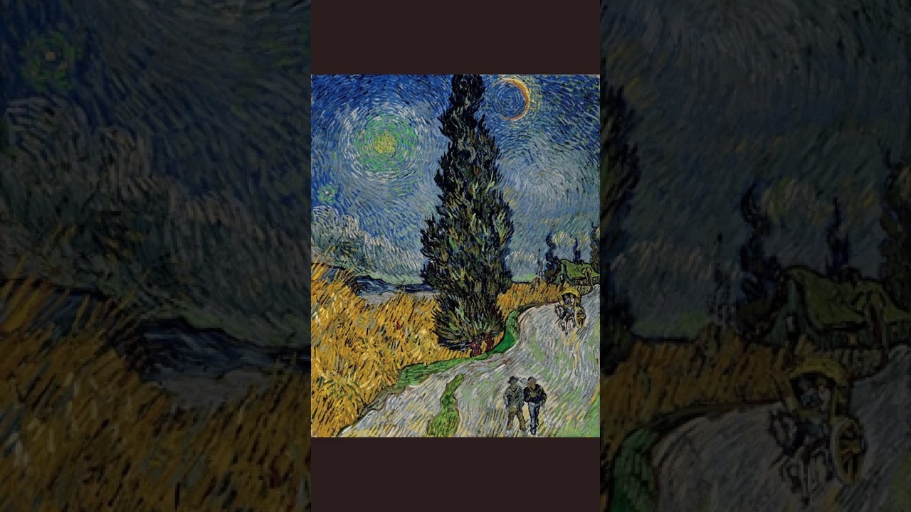 Country road in Provence by night by Vincent van Gogh