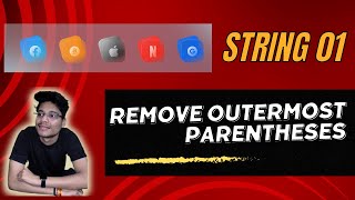 YouTube video 'String 01   ||  Remove Outermost Parentheses  || Leetcode Easy Coding Challenge'