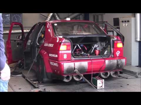 Alfa Romeo 155 V6 TI DTM dyno test @ Beek Racing May 2016
