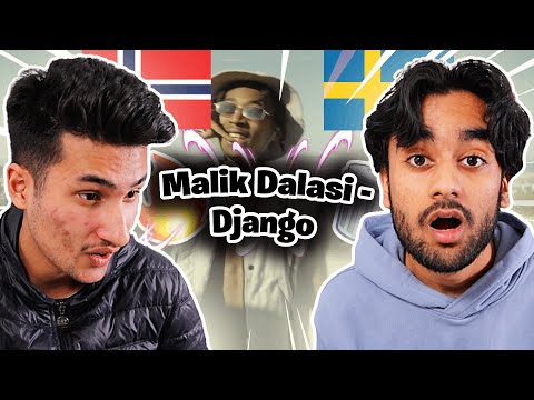 WHO IS THIS??! Norwegians React To (Swedish Rap) Reacting to Malik Dalasi - Django (Official Video)