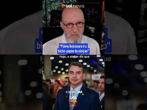Flávio Bolsonaro é o ‘bicho-papão’ da eleição, afirma Josias de Souza