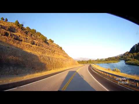 Trucking Beautiful Back Roads Scenery in Idaho and Wyoming