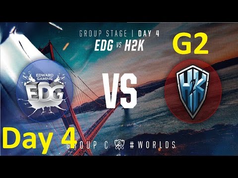 EDG vs H2K Game 1 Highlights - 2016 Worlds Group Stage - Day 4