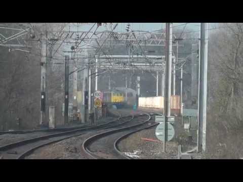 86613/86607 4M01 Coatbridge -  Crewe extra liner, 29th March 2014