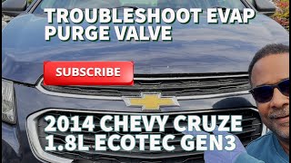 2012-2014 CHEVY CRUZE 1.8l ECOTEC - Bad Vapor Canister Purge Valve (EVAP)