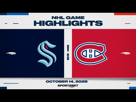 NHL Highlights | Kraken vs. Canadiens - October 14, 2025
