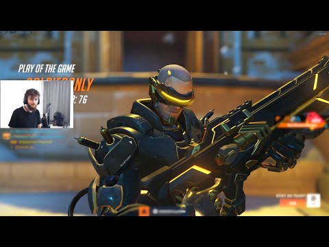 DAFRAN is SHOWING HIS SOLDIER 76 SKILL - POTG! [ OVERWATCH 2 SEASON 5 TOP 500 ]
