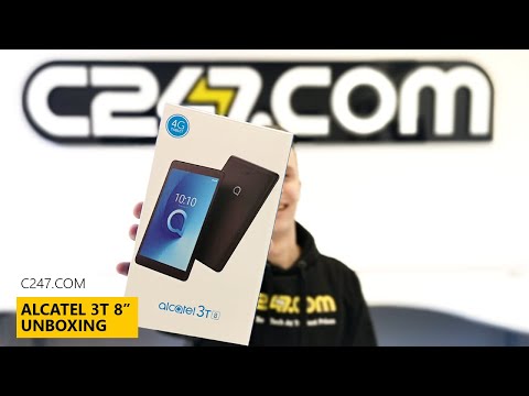 C247.COM | Alcatel 3T 8 Tablet Unboxing & First Impressions 📱