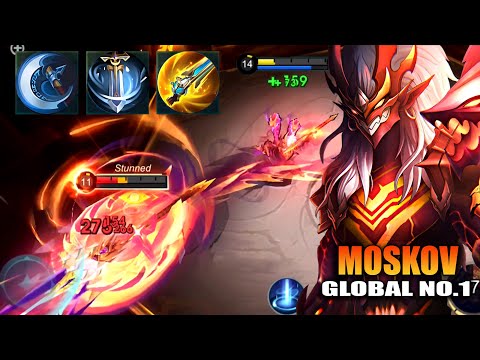 GLOBAL MOSKOV BEST 1 HIT BUILD 2025!! (100% BROKEN) - MLBB