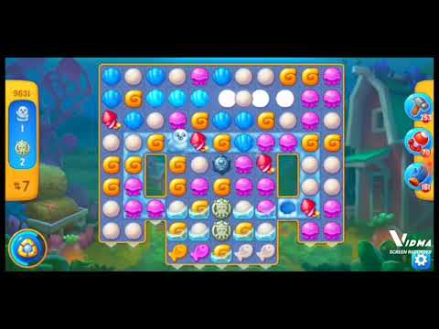 Fishdom. 9631 level no boosters and diamonds. 22 moves