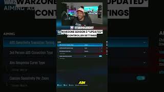 WZ SEASON 3 CONTROLLER SETTINGS #bipolarent #warzonerebirth #callofduty