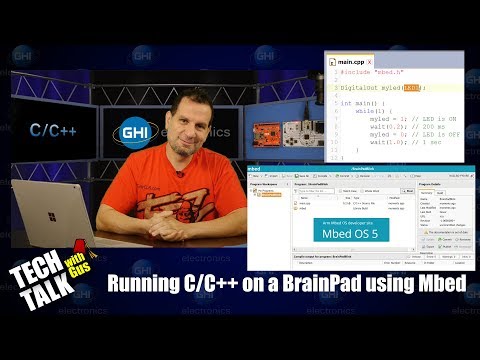 Running C/C++ using Mbed on the BrainPad TechTalk - 046