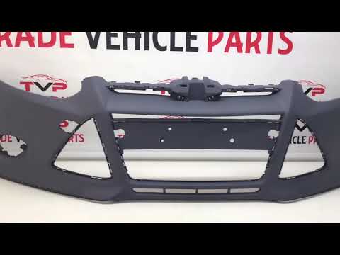 Fits Ford Focus 2011-2014 Front Bumper Primed No Pdc Or Washer Holes video