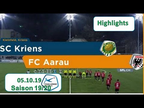 Highlights: Sc Kriens vs Fc Aarau (05.10.19)