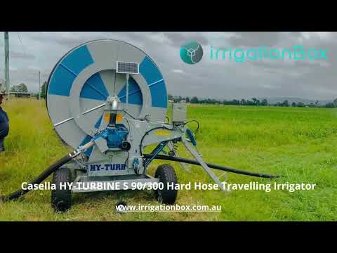 Casella HY Turbine 90mm hose 300m run length Hard Hose Travelling Irrigator