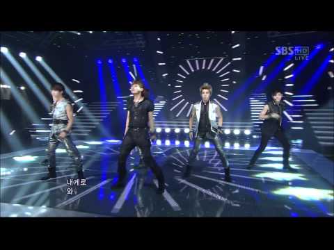 110828 INFINITE - Be Mine [Live] @ Inkigayo