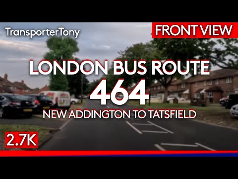 London Buses - Route 464 | Journey from New Addington to Tatsfield (Surrey)