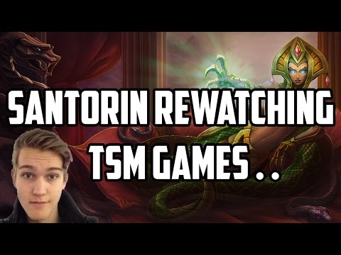 Bjergsen - Santorin rewatching TSM games..