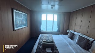OM1-2 No one knows about these OUTSIDE cabins on MSC Sinfonia different categories,bigger wow window