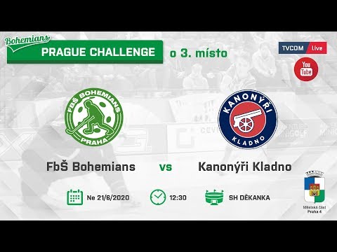 PRAGUE CHALLENGE 2020: FbŠ Bohemians vs. Kanonýři Kladno - ZÁPAS O 3. MÍSTO