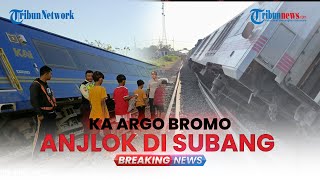 BREAKING NEWS: KA Argo Bromo Anggrek Anjlok di Subang, Jalur Cikampek-Cirebon Terganggu