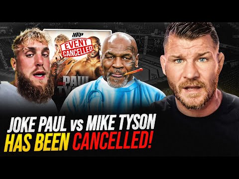 BISPING reacts: JAKE PAUL vs MIKE TYSON POSTPONED! (TYSON UNFIT TO FIGHT!)