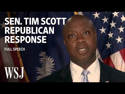 Watch Live Sen. Tim Scott Gives Republican Response WSJ