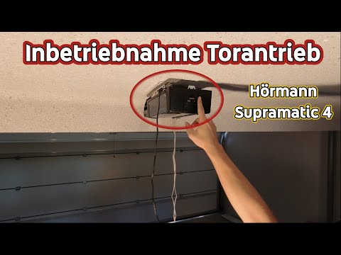 Inbetriebnahme Torantrieb: Hörmann Supramatic 4