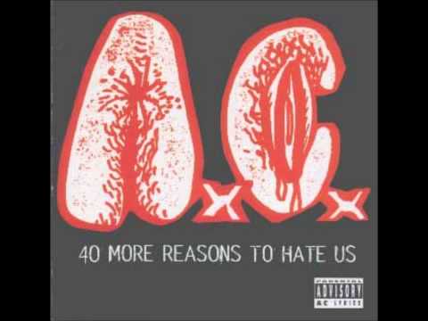 AxCx (ANAL CUNT) / アナルカント【 40 MORE REASONS TO HATE US T-SHIRT 】- SIDEMILITIA inc.の通販サイト