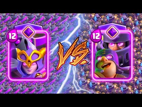 EVOLVED PEKKA + WITCH Vs EVOLVED MEGA KNIGHT + EXECUTIONER - Clash Royale Challenge