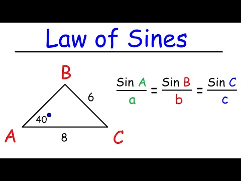 Law of Sines - Basic Introduction Video