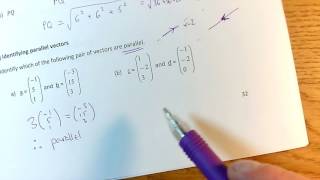 Parallel vectors
