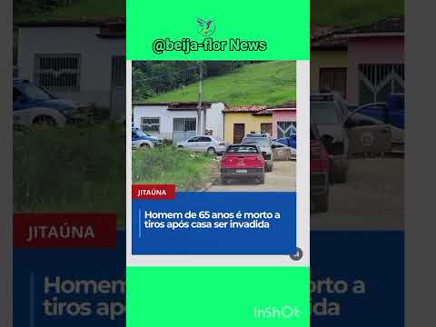 idoso de 65 anos é morto a tiros em Jitaúna